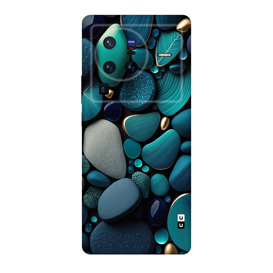 Beautiful Pebble Stones Original Polycarbonate Back Case for Vivo X80