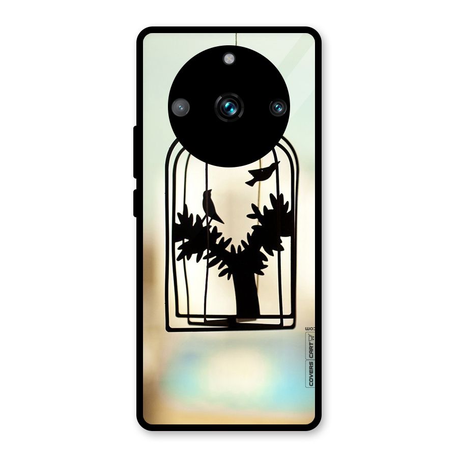 Beautiful Pegion Cage Glass Back Case for Realme 11 Pro Plus