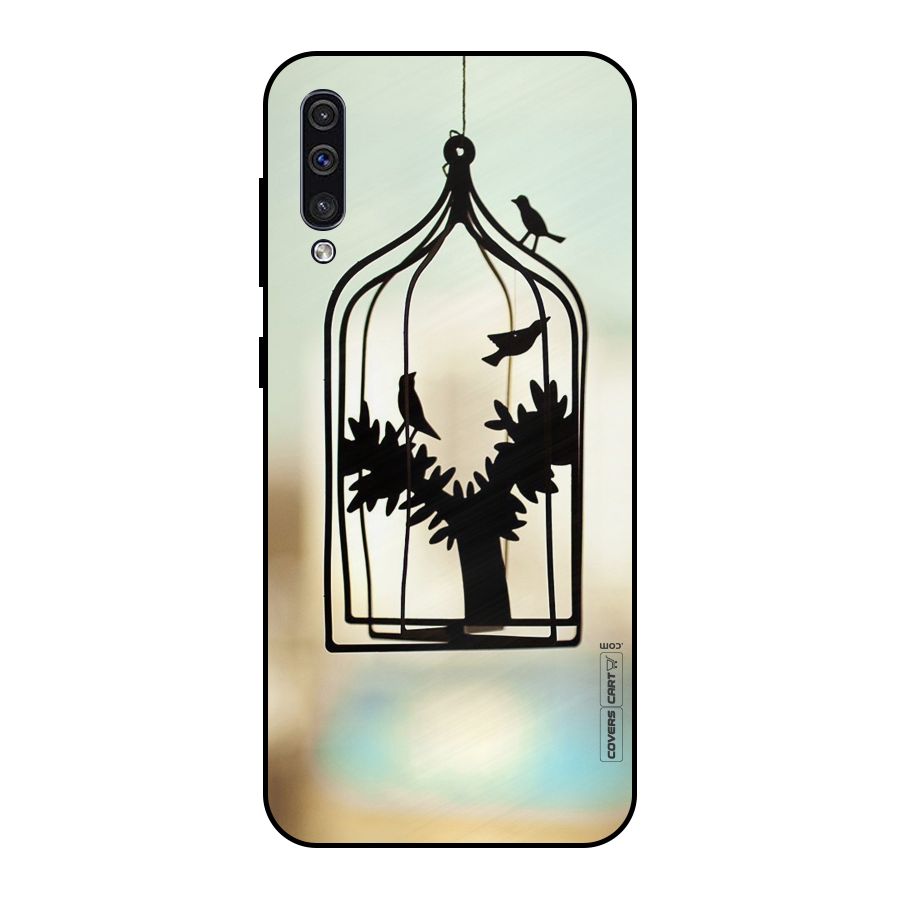 Beautiful Pegion Cage Metal Back Case for Galaxy A30s