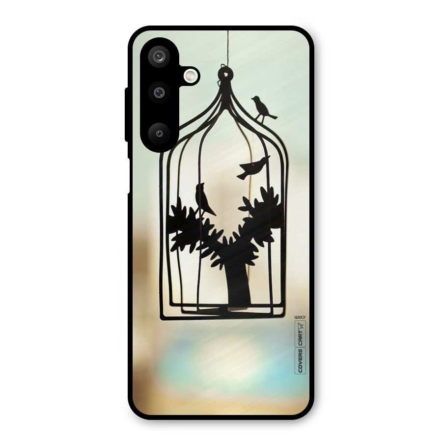 Beautiful Pegion Cage Metal Back Case for Galaxy M16