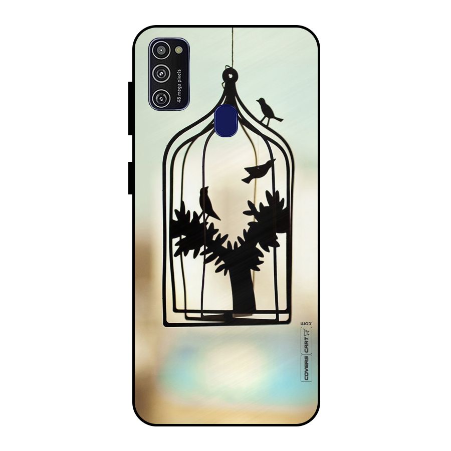 Beautiful Pegion Cage Metal Back Case for Galaxy M30s