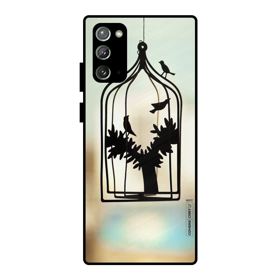 Beautiful Pegion Cage Metal Back Case for Galaxy Note 20