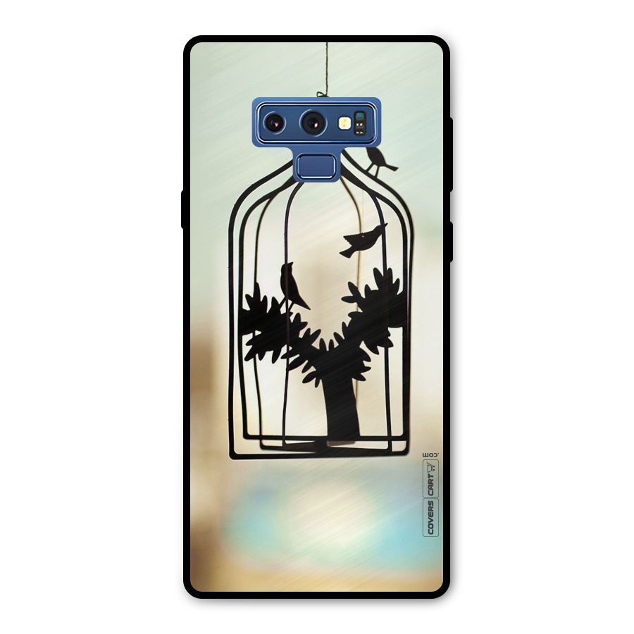 Beautiful Pegion Cage Metal Back Case for Galaxy Note 9