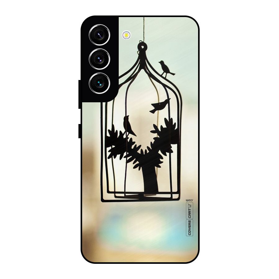 Beautiful Pegion Cage Metal Back Case for Galaxy S22 5G