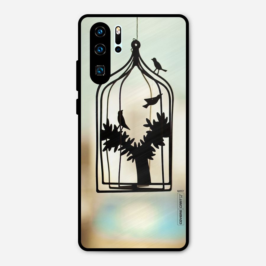 Beautiful Pegion Cage Metal Back Case for Huawei P30 Pro