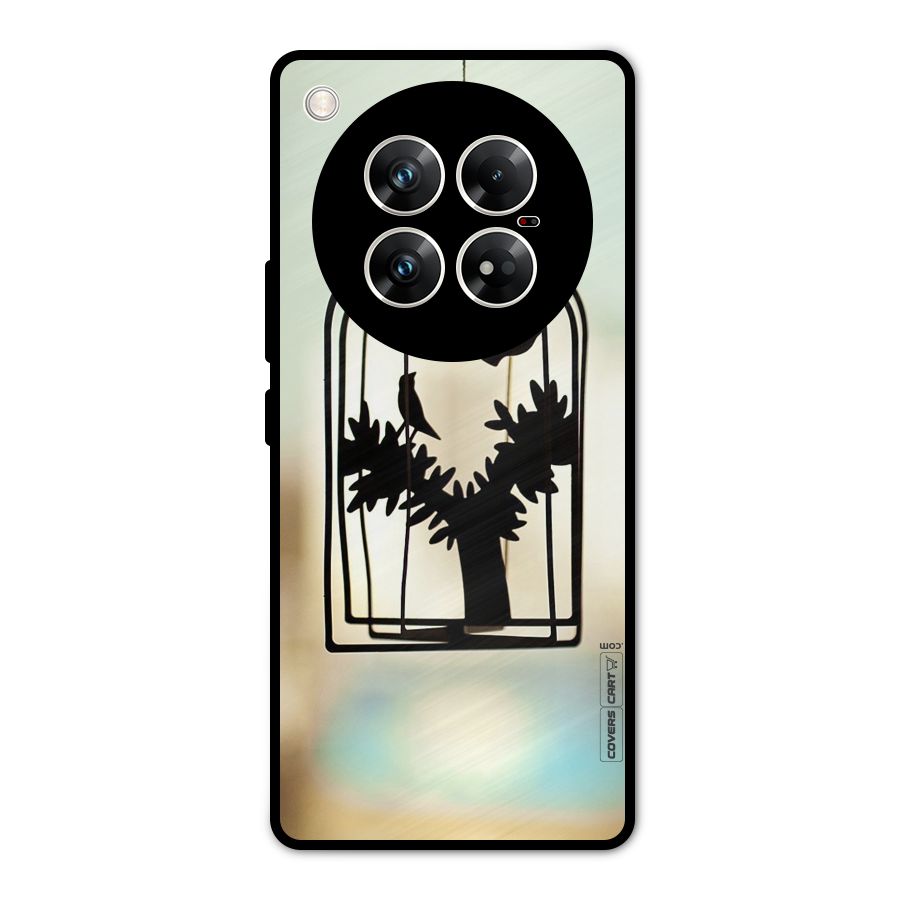 Beautiful Pegion Cage Metal Back Case for Infinix Zero 40 5G