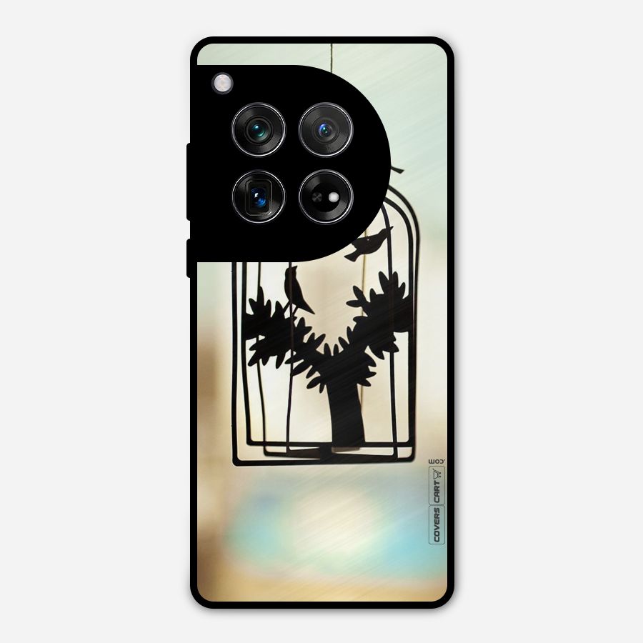 Beautiful Pegion Cage Metal Back Case for OnePlus 12