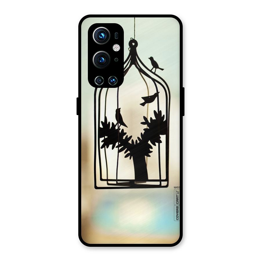 Beautiful Pegion Cage Metal Back Case for OnePlus 9 Pro