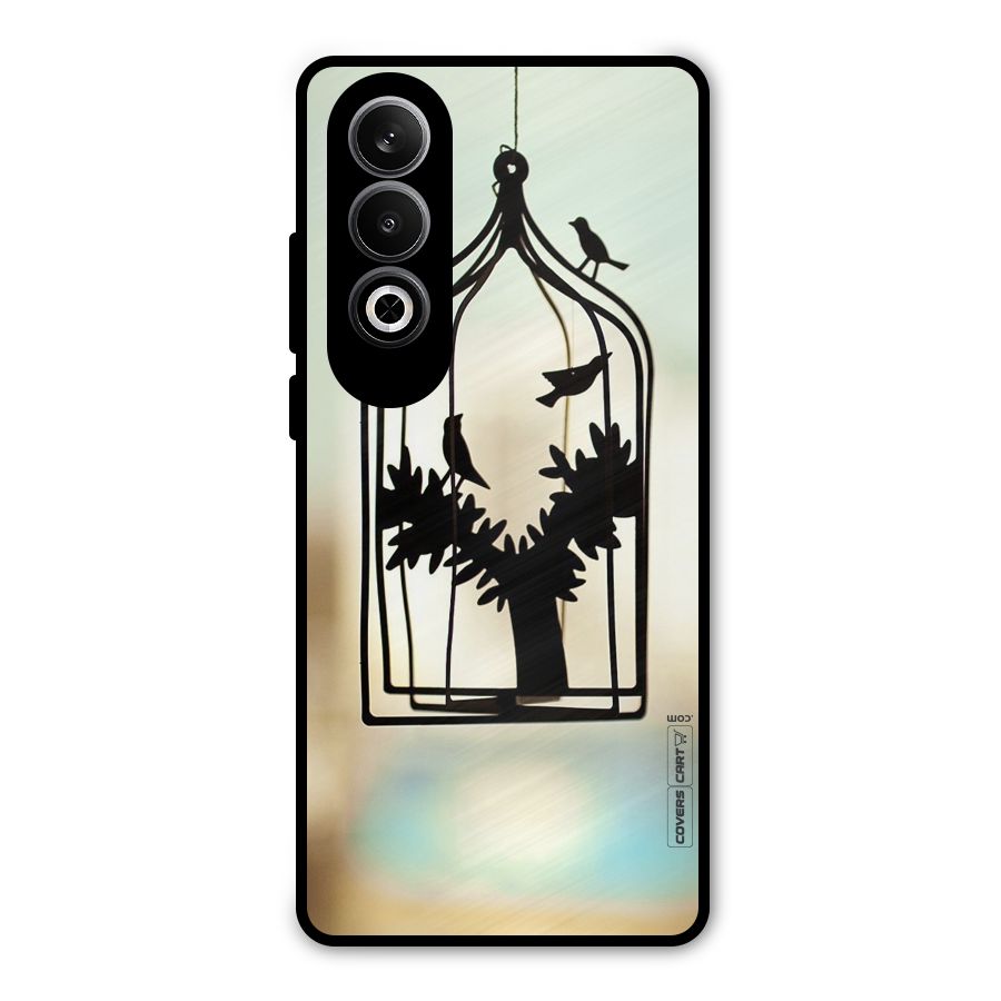 Beautiful Pegion Cage Metal Back Case for OnePlus Nord CE4