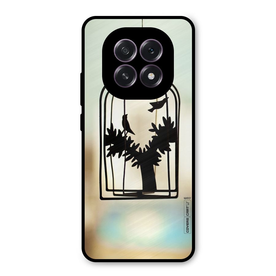 Beautiful Pegion Cage Metal Back Case for Oppo F29