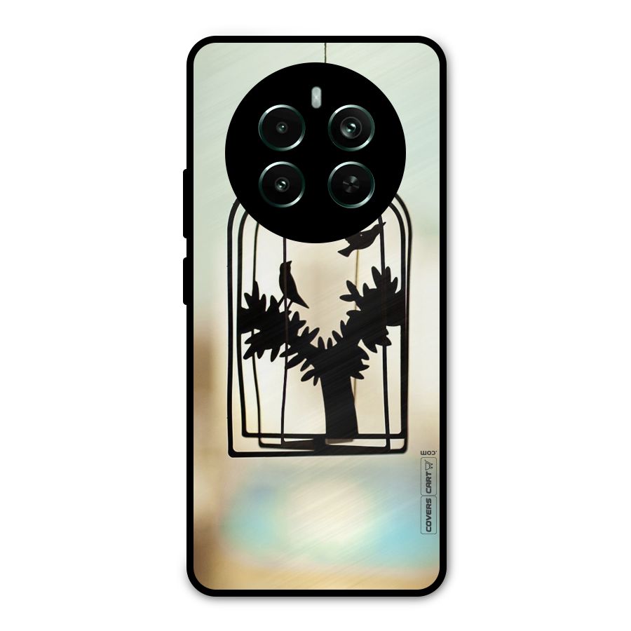 Beautiful Pegion Cage Metal Back Case for Realme Narzo 70 Pro