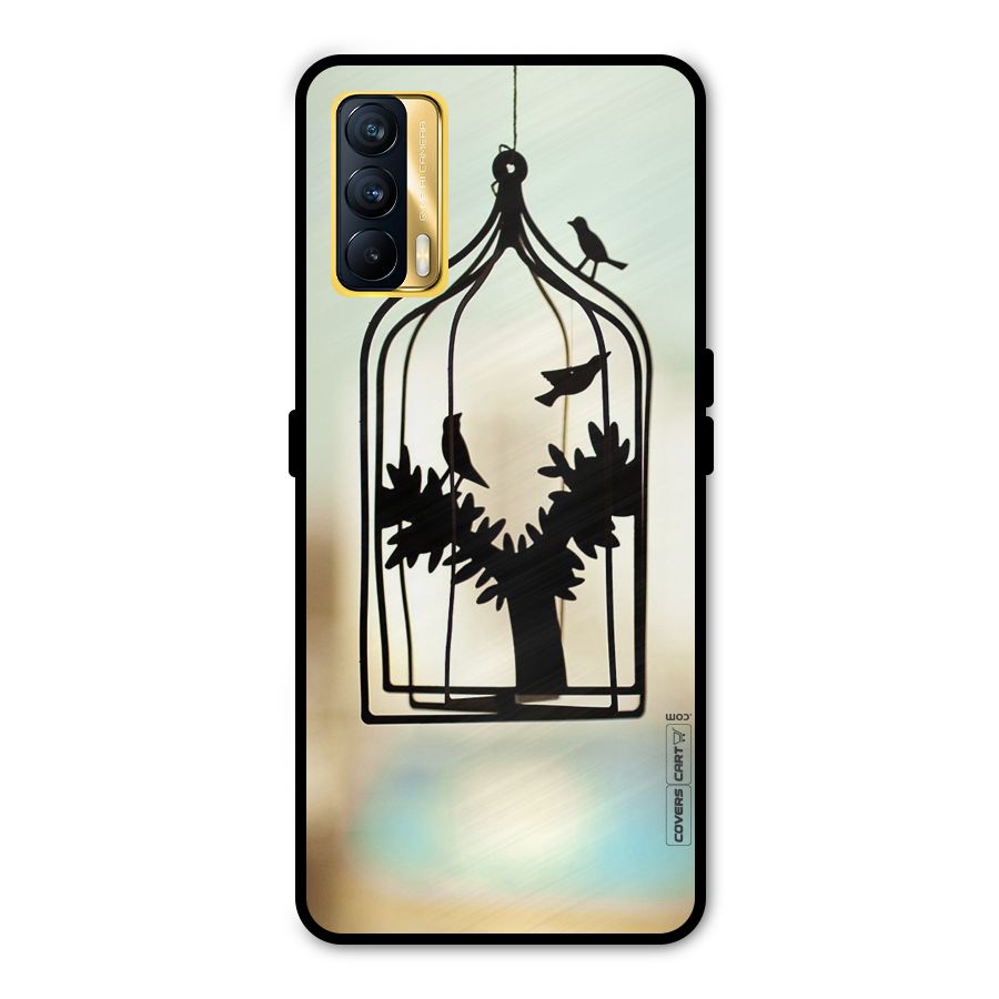 Beautiful Pegion Cage Metal Back Case for Realme X7