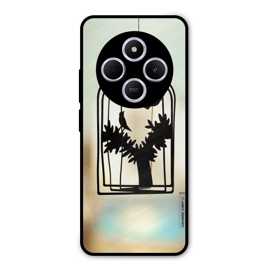Beautiful Pegion Cage Metal Back Case for Redmi A4