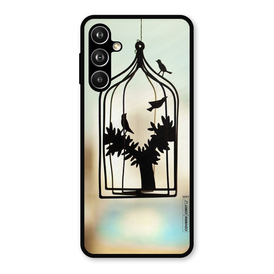 Beautiful Pegion Cage Metal Back Case for Samsung Galaxy M54