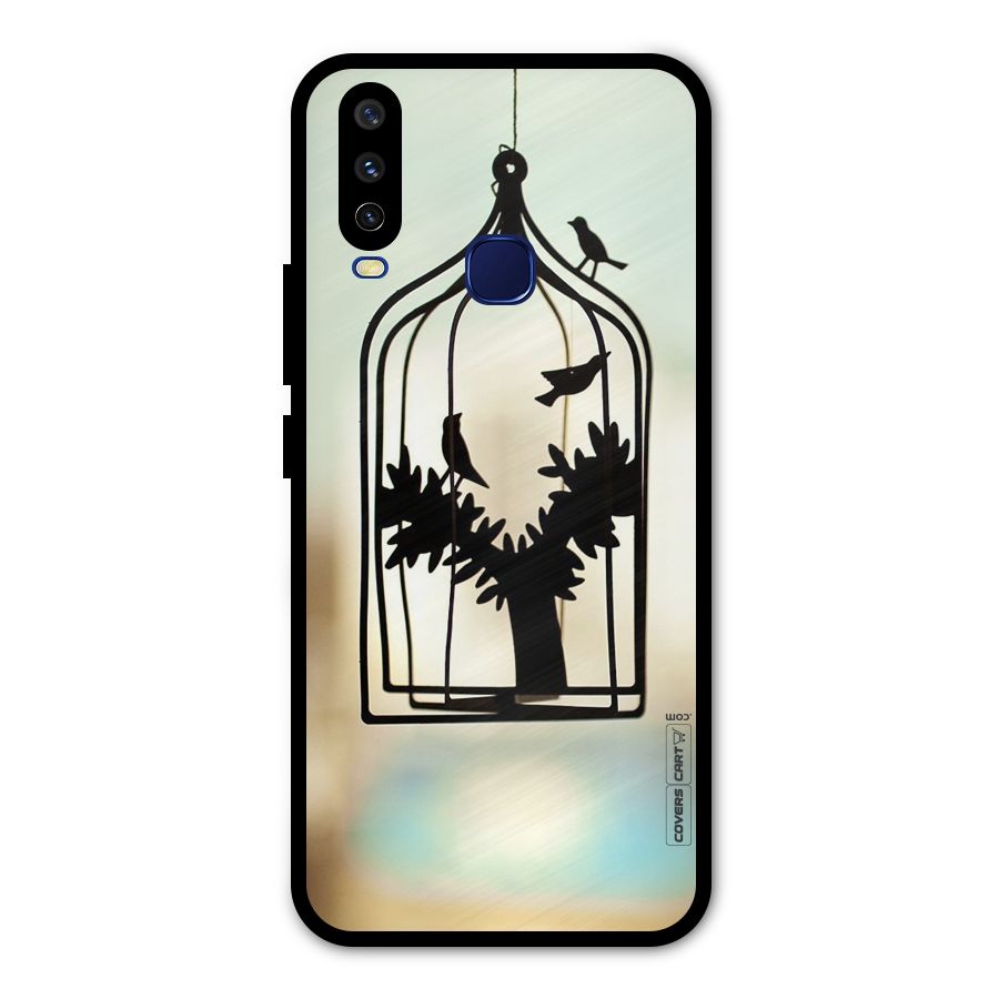 Beautiful Pegion Cage Metal Back Case for Vivo V17