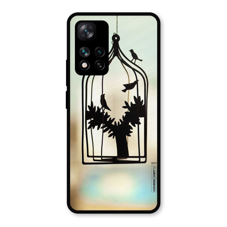Beautiful Pegion Cage Metal Back Case for Xiaomi 11i Hypercharge 5G
