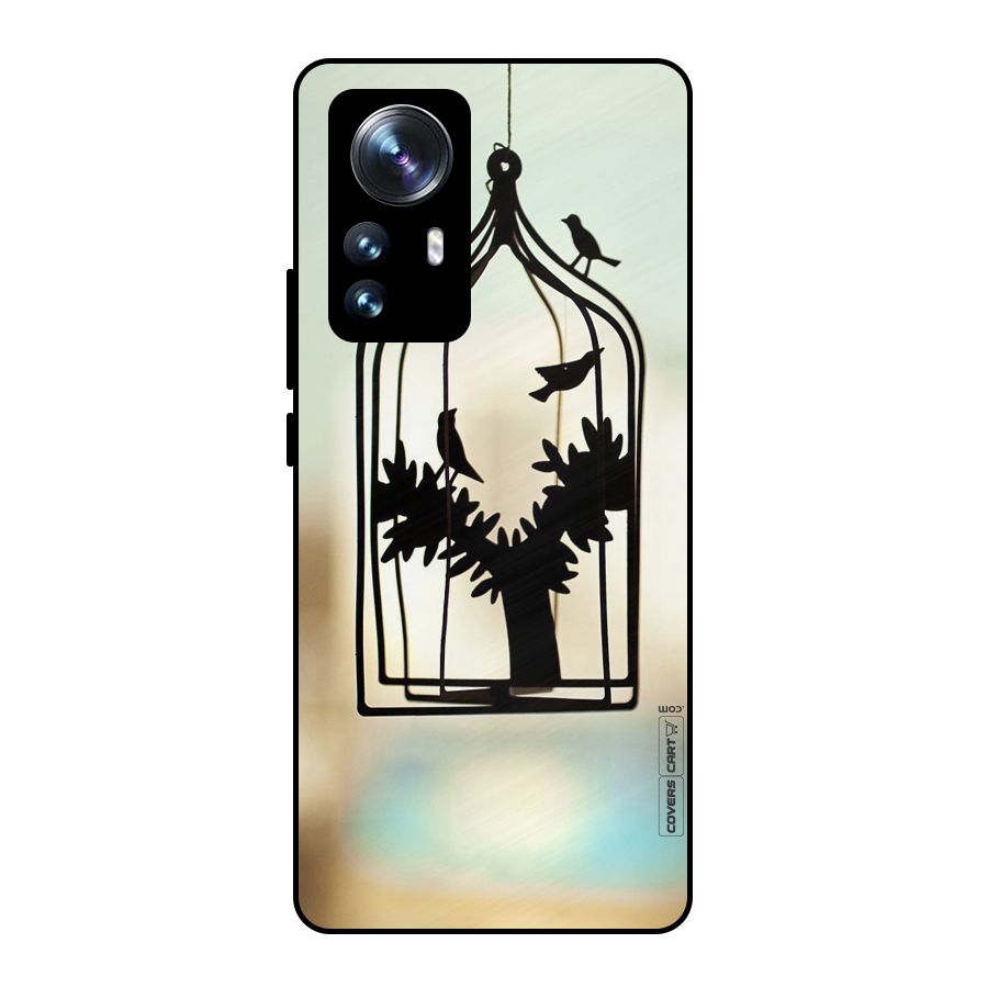 Beautiful Pegion Cage Metal Back Case for Xiaomi 12 Pro