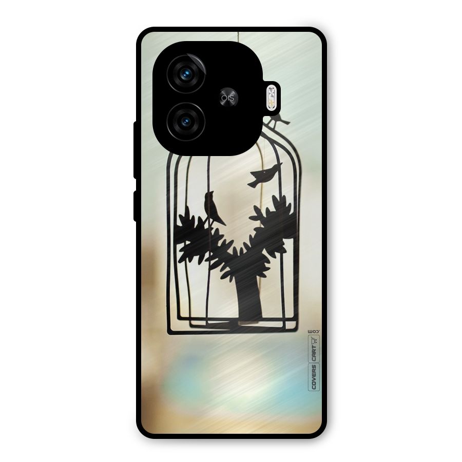 Beautiful Pegion Cage Metal Back Case for iQOO Neo 10R