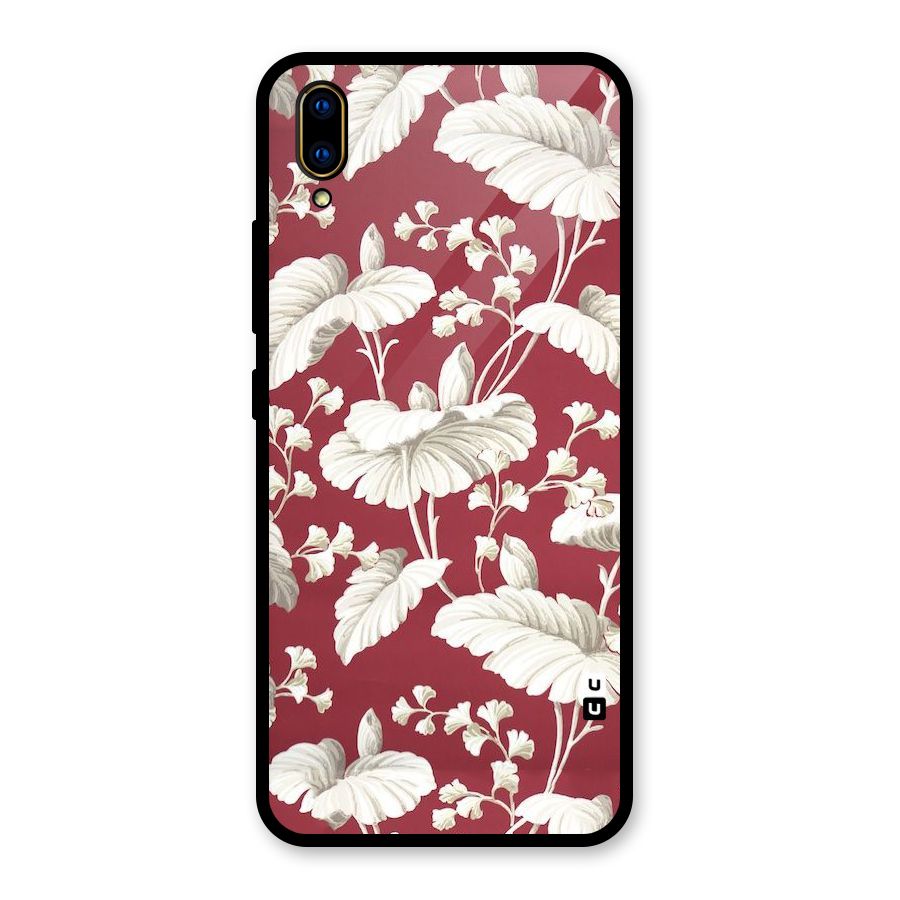 Beautiful Petals Glass Back Case for Vivo V11 Pro