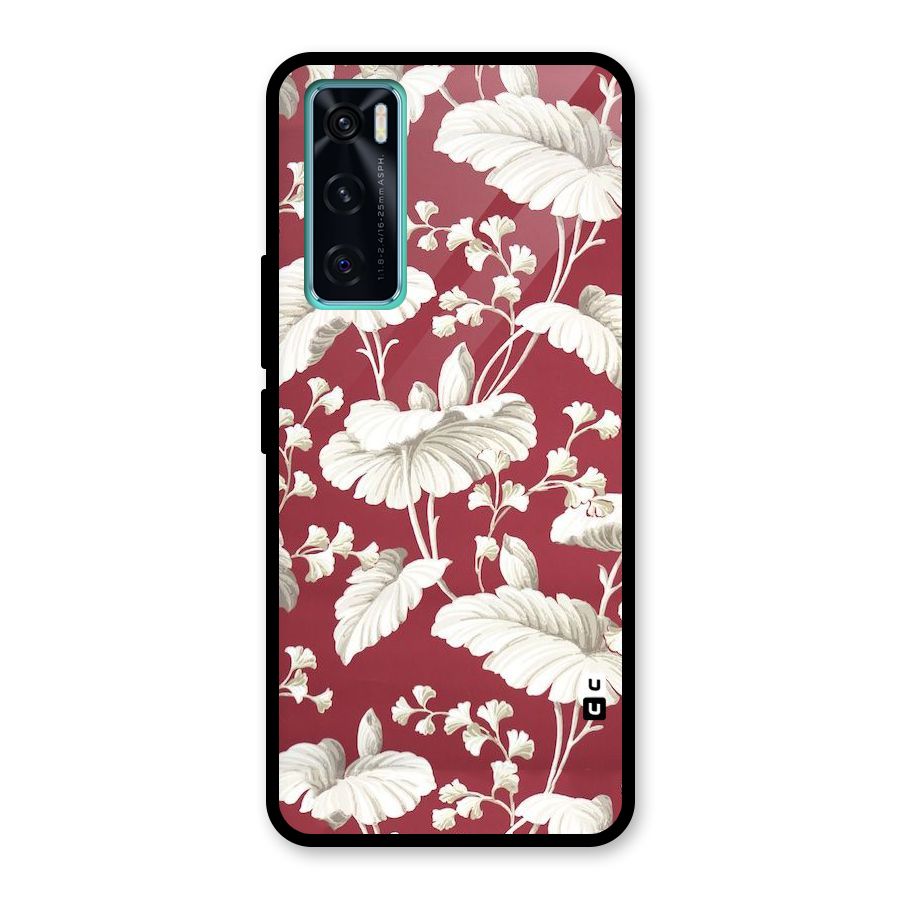 Beautiful Petals Glass Back Case for Vivo V20 SE