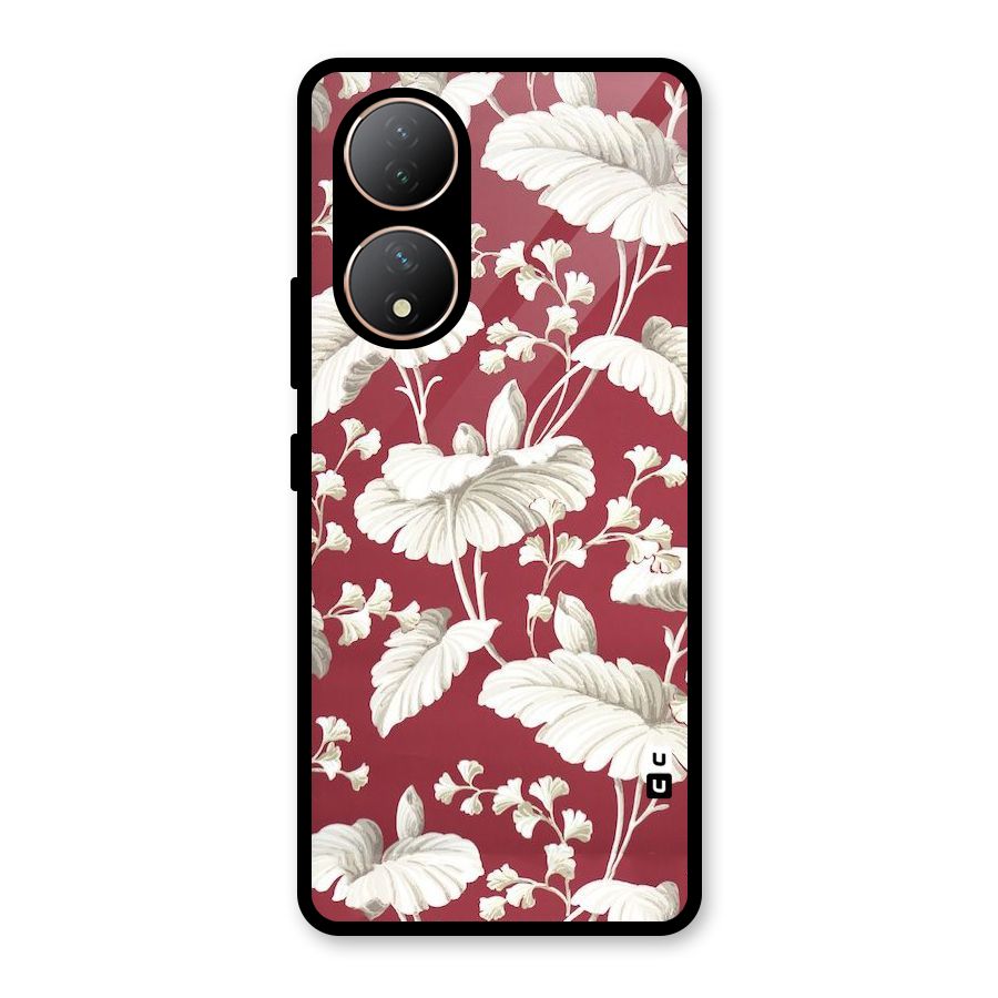 Beautiful Petals Glass Back Case for Vivo Y100A