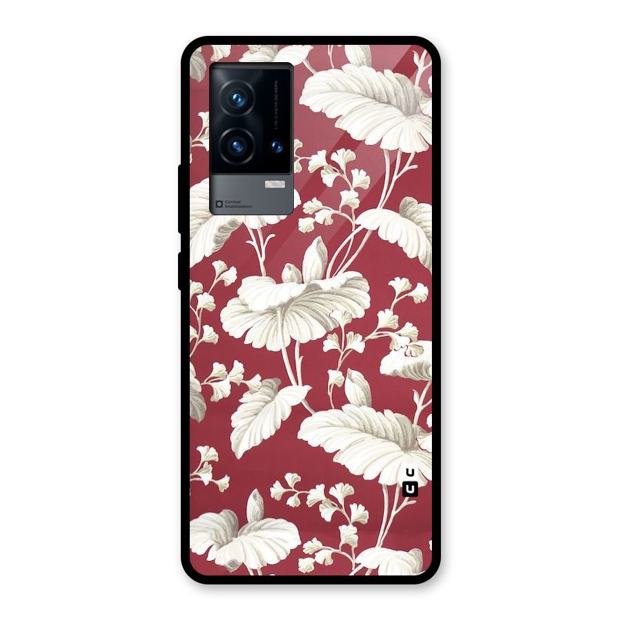 Beautiful Petals Glass Back Case for iQOO 9 5G