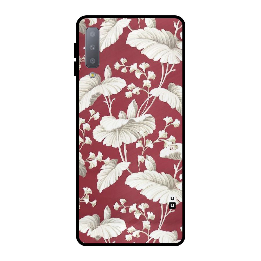 Beautiful Petals Metal Back Case for Galaxy A7 (2018)