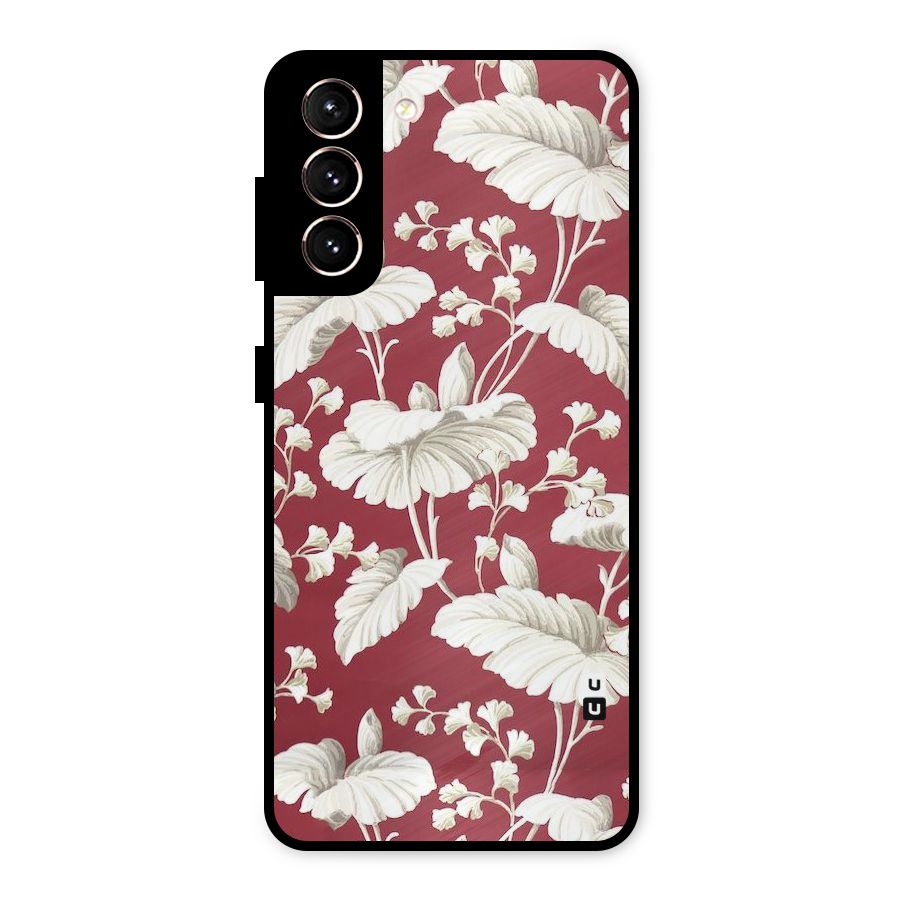 Beautiful Petals Metal Back Case for Galaxy S21 5G