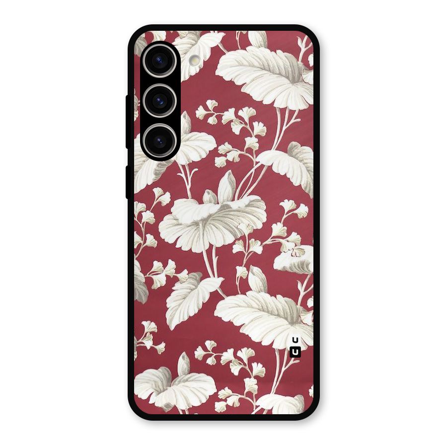 Beautiful Petals Metal Back Case for Galaxy S23 Plus