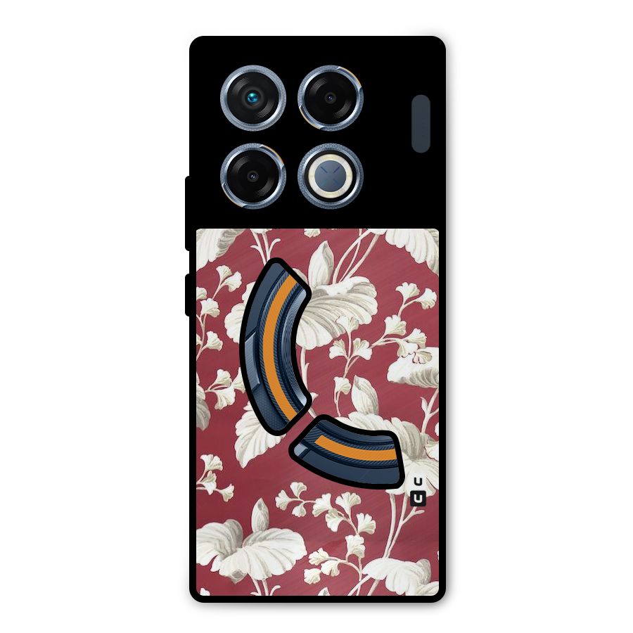 Beautiful Petals Metal Back Case for Infinix GT 20 Pro