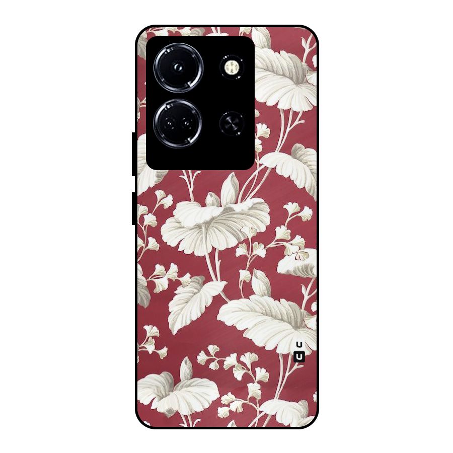 Beautiful Petals Metal Back Case for Infinix Note 30 5G