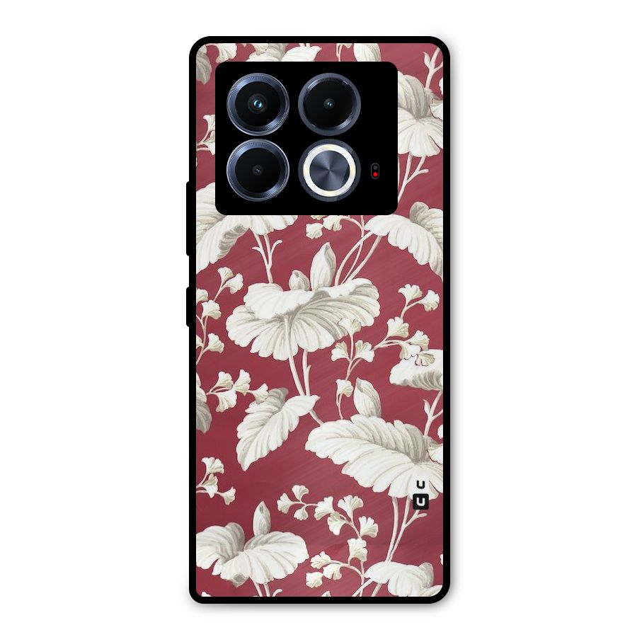 Beautiful Petals Metal Back Case for Infinix Note 40 5G