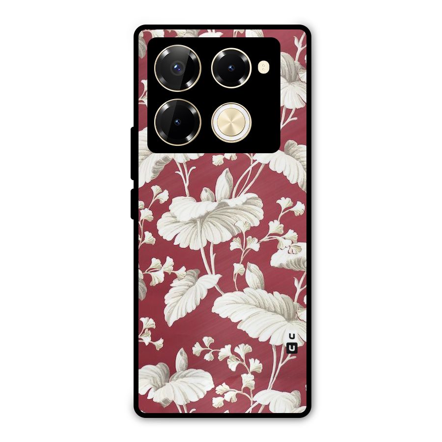 Beautiful Petals Metal Back Case for Infinix Note 40 Pro