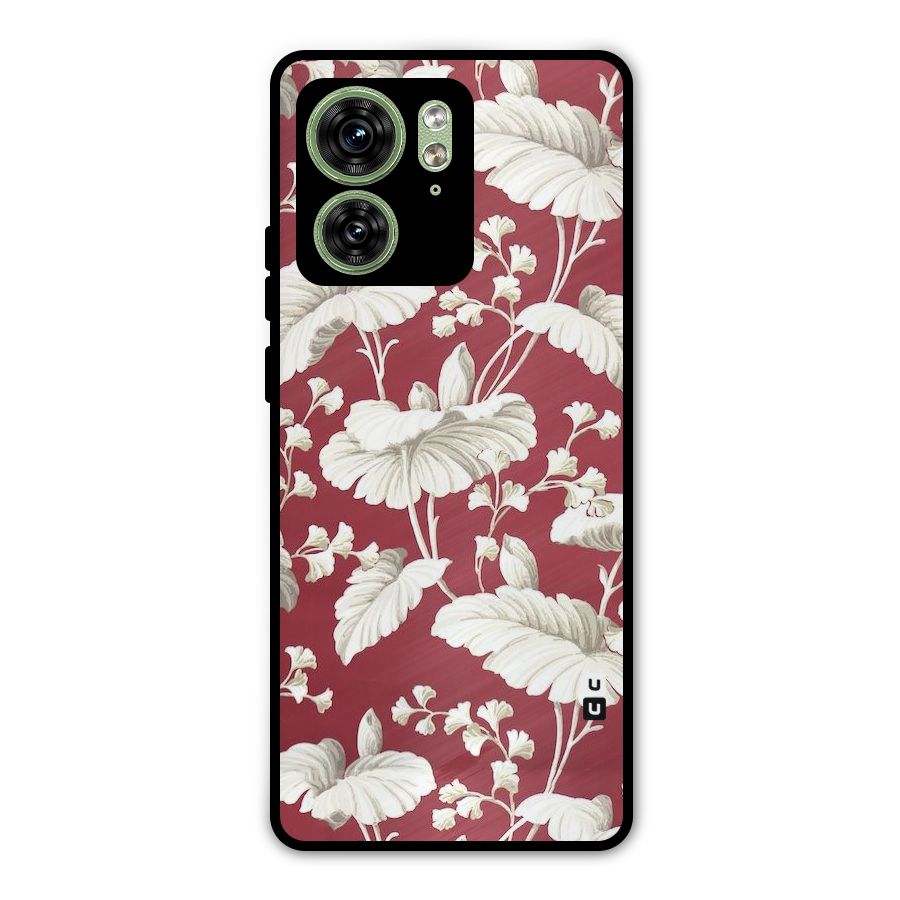 Beautiful Petals Metal Back Case for Motorola Edge 40 5G