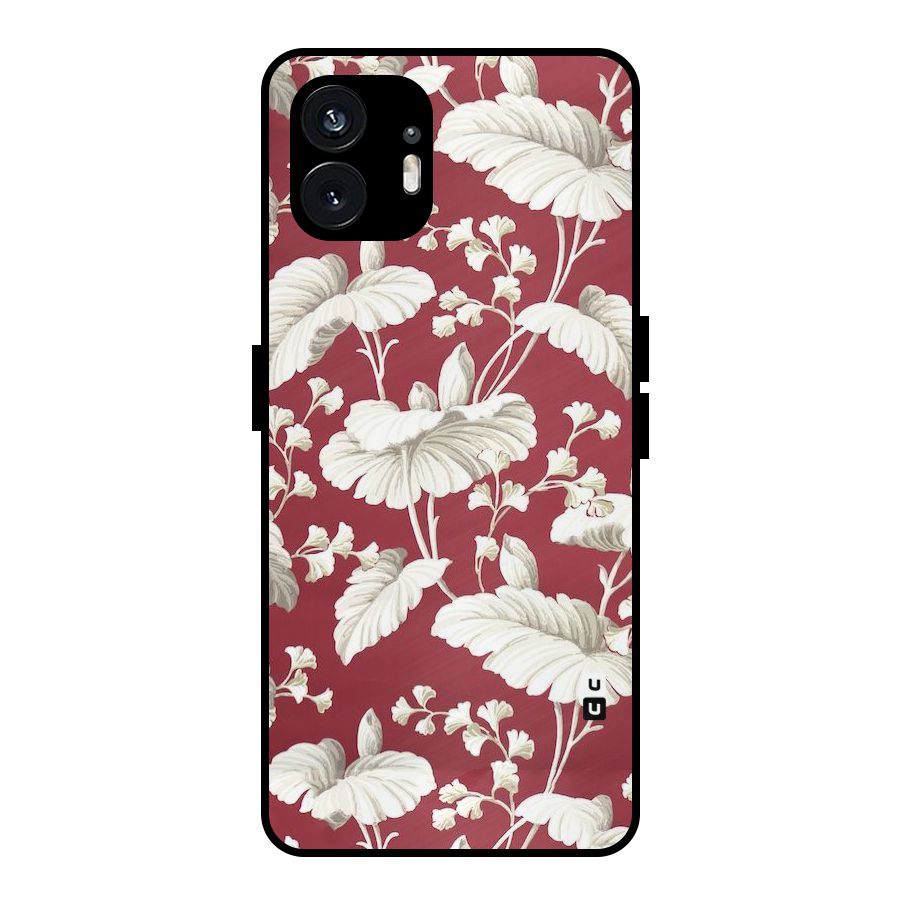 Beautiful Petals Metal Back Case for Nothing Phone 2