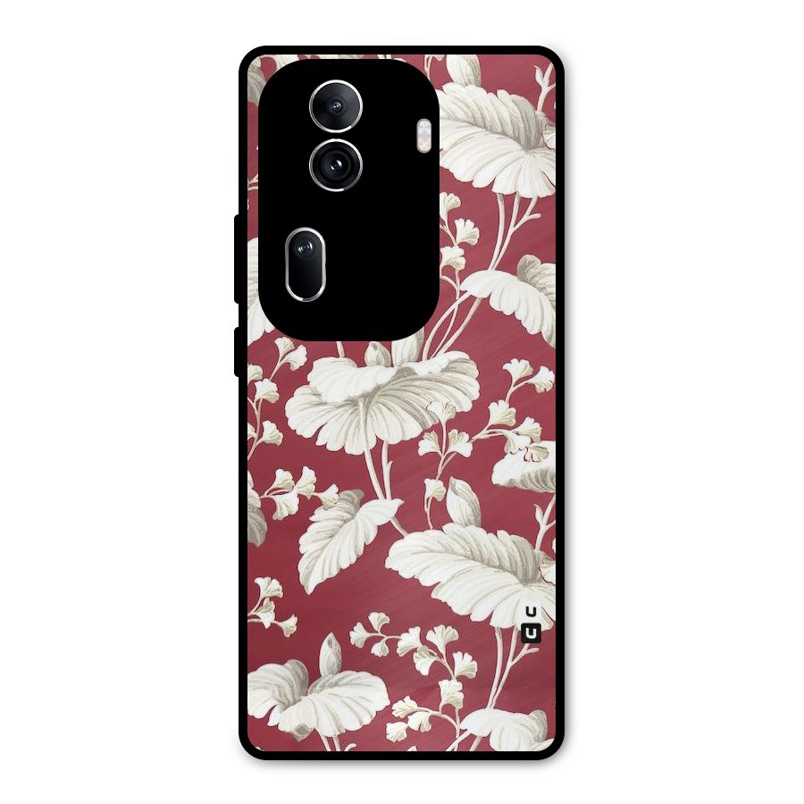 Beautiful Petals Metal Back Case for Oppo Reno11 Pro 5G