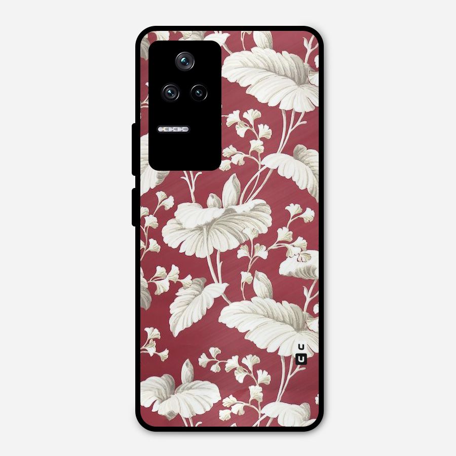 Beautiful Petals Metal Back Case for Poco F4 5G
