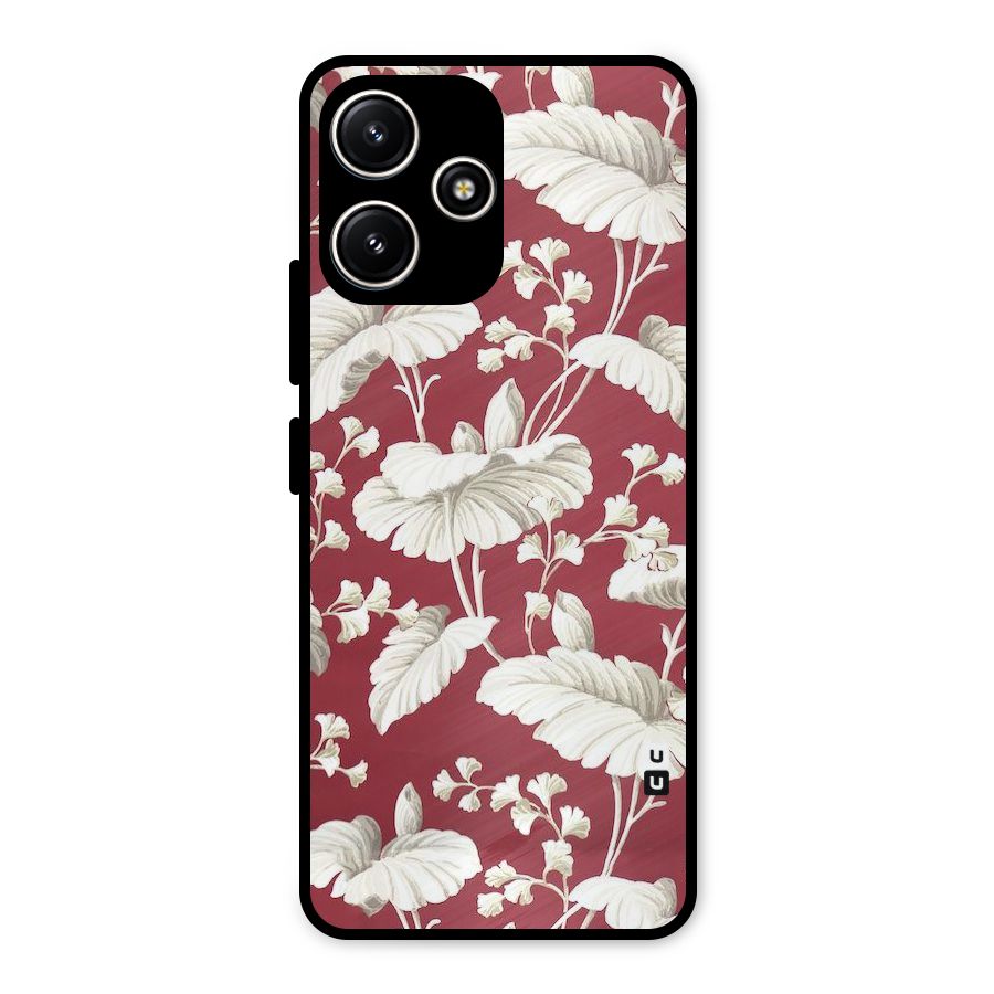 Beautiful Petals Metal Back Case for Poco M6 Pro