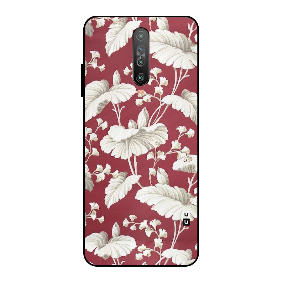 Beautiful Petals Metal Back Case for Poco X2