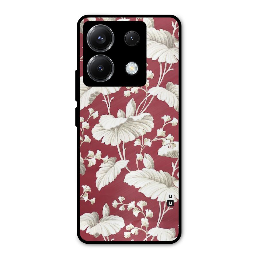 Beautiful Petals Metal Back Case for Poco X6
