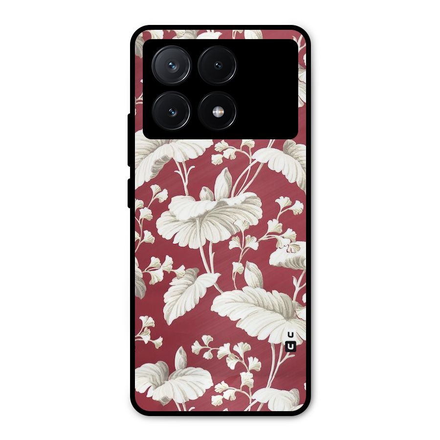 Beautiful Petals Metal Back Case for Poco X6 Pro