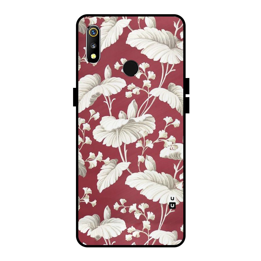 Beautiful Petals Metal Back Case for Realme 3i