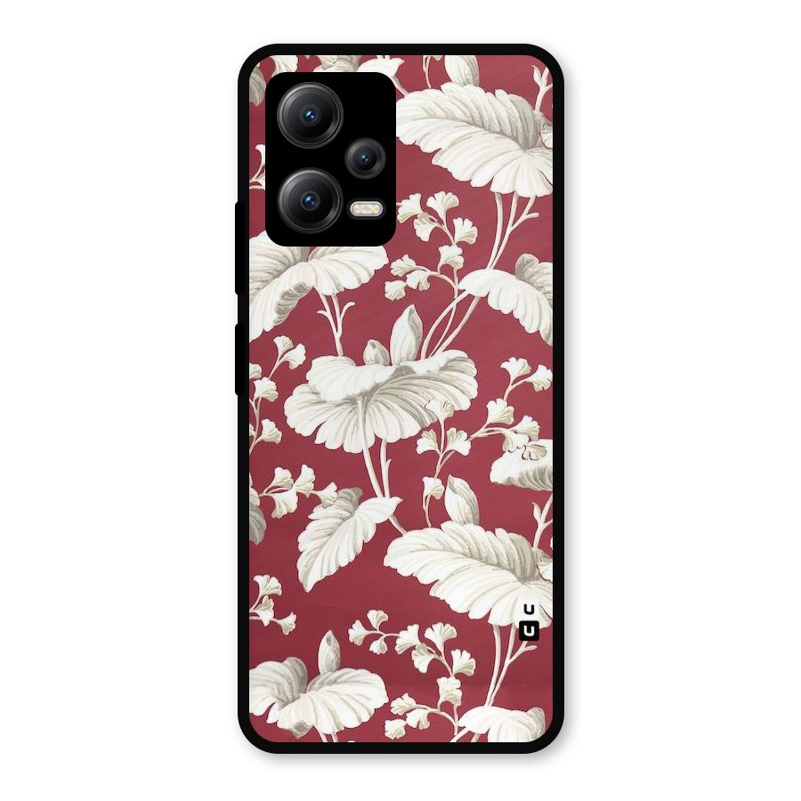 Beautiful Petals Metal Back Case for Redmi Note 12 5G