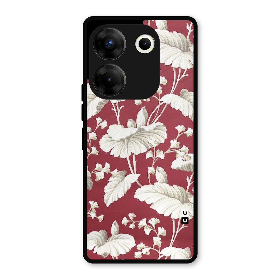 Beautiful Petals Metal Back Case for Tecno Camon 20