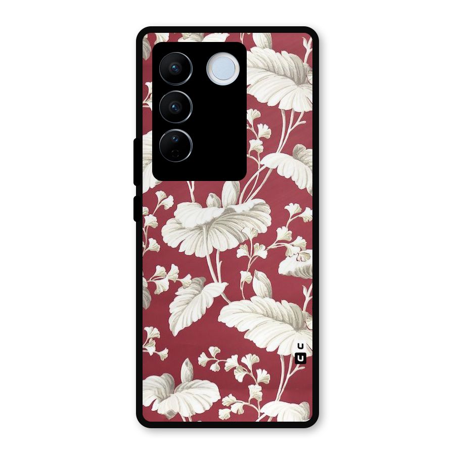 Beautiful Petals Metal Back Case for Vivo V27