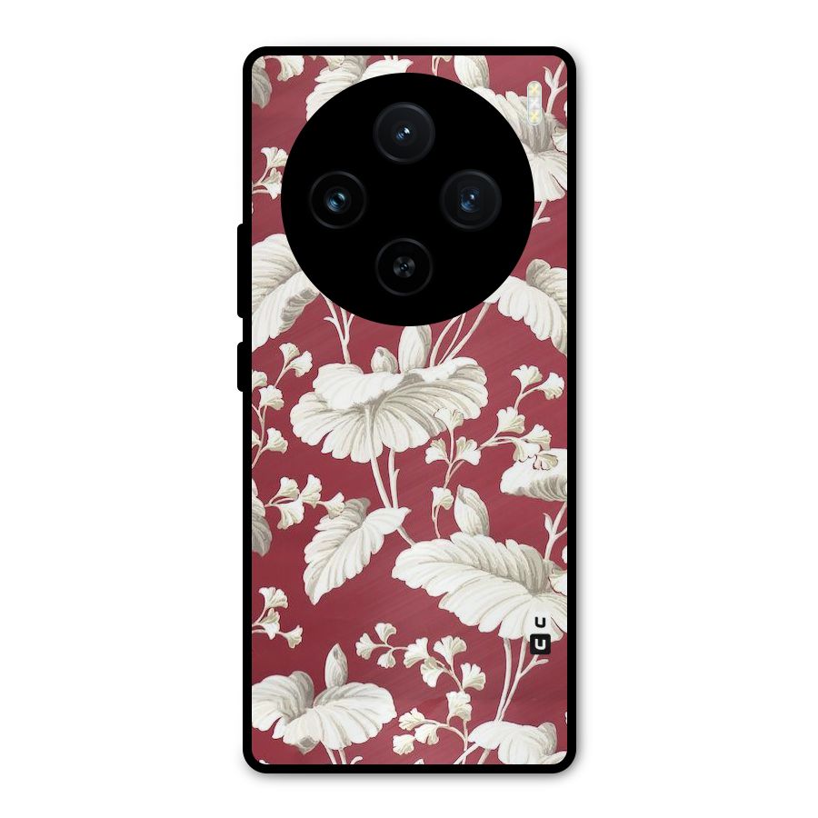 Beautiful Petals Metal Back Case for Vivo X100