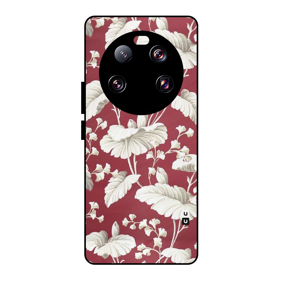 Beautiful Petals Metal Back Case for Xiaomi 13 Ultra