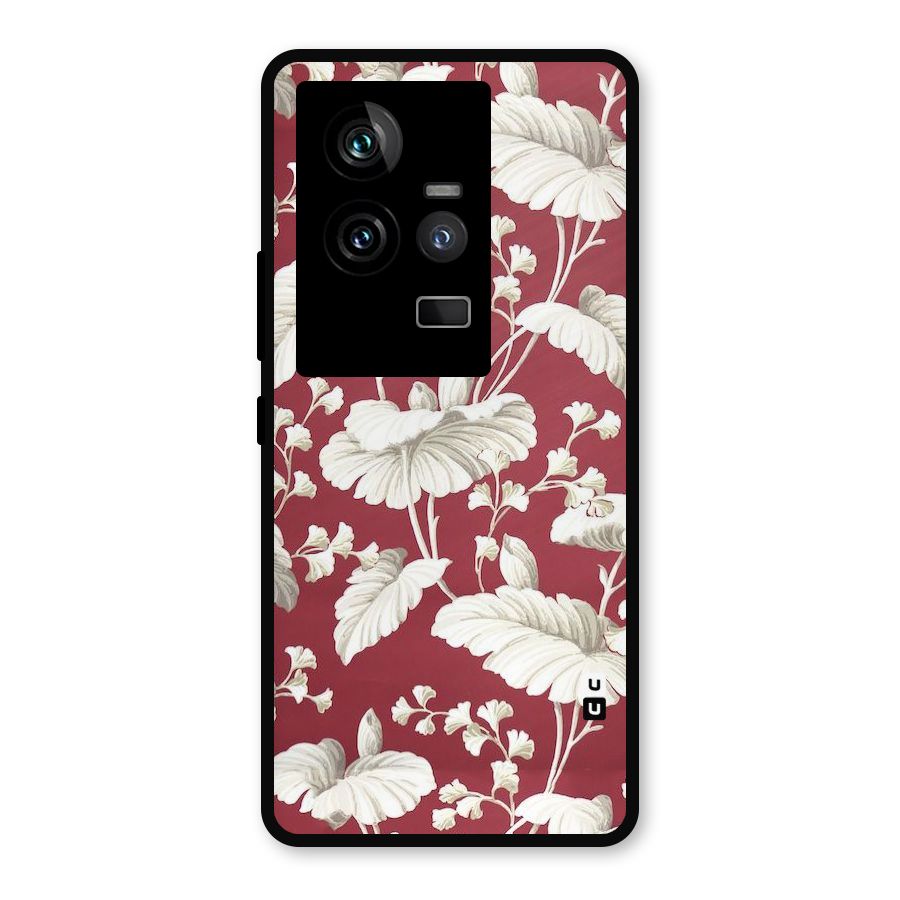 Beautiful Petals Metal Back Case for iQOO 11 5G