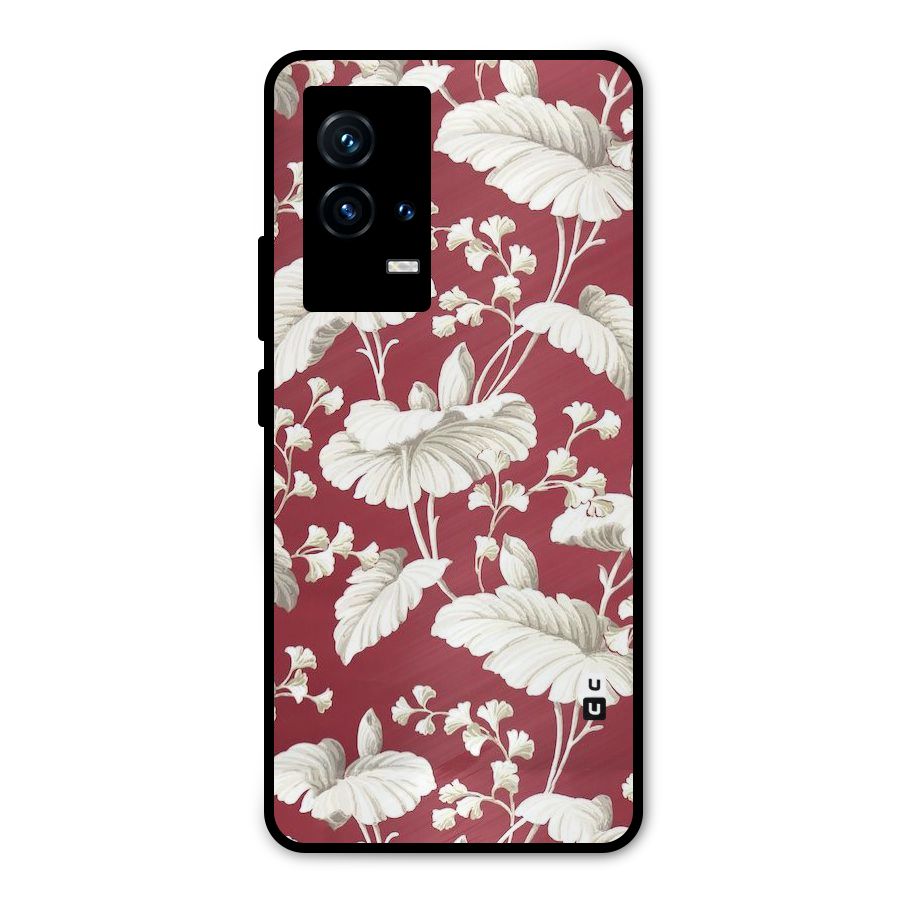 Beautiful Petals Metal Back Case for iQOO 9 5G