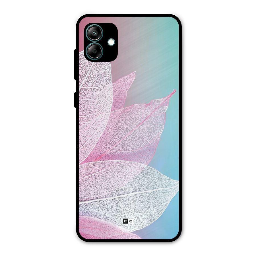Beautiful Petals Vibes Metal Back Case for Galaxy A04